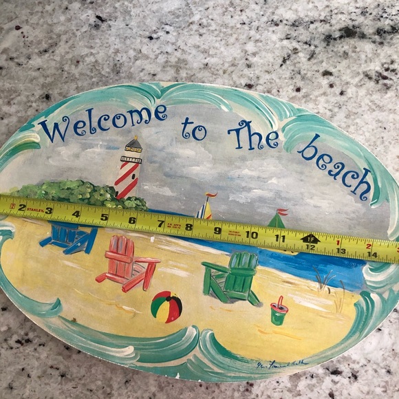 Welcome to the beach wall decor - Picture 5 of 6